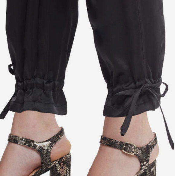 Plus Size Satin Cargo Pants - Picture 8 of 12